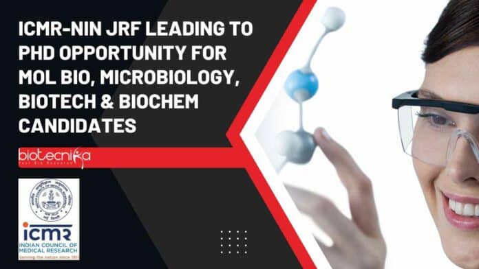 ICMR-NIN JRF to PhD