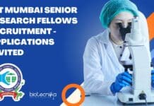 ICT Mumbai Senior Research Fellows Recruitment – Applications Invited ICT Mumbai Senior Research