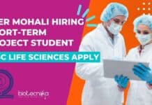 IISER Mohali Hiring Short-Term Project Student – MSc Life Sciences Apply IISER Mohali Short-Term Project