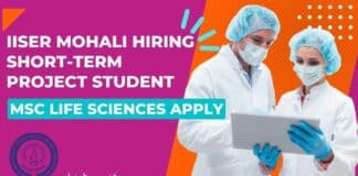 IISER Mohali Short-Term Project