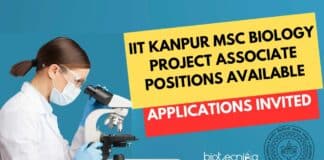 IIT Kanpur MSc Biology Project