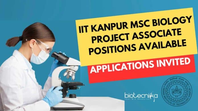 IIT Kanpur MSc Biology Project