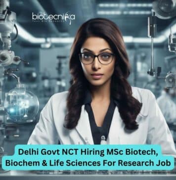 AYUSH Funded Project Job For MSc Life Sciences, Biotech & Biochem at NCT Delhi – ILBS ILBS SRF Post 2023
