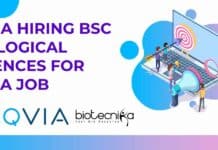 IQVIA Hiring BSc Biological Sciences For Data Job – Apply Online IQVIA Hiring BSc Biological