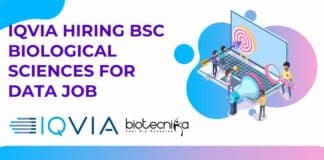 IQVIA Hiring BSc Biological