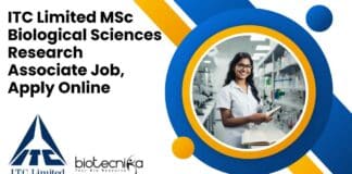 ITC Limited MSc Biological Sciences