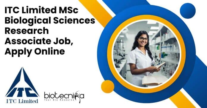 ITC Limited MSc Biological Sciences