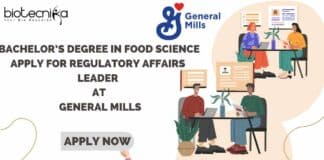 BSc Food Science Regulatory Affairs Job Opening at General Mills, Apply Online