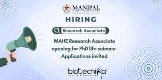 MAHE Research Associate Opening