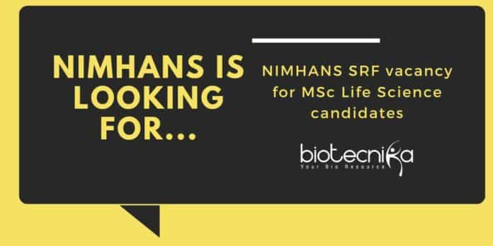 NIMHANS Research Pos