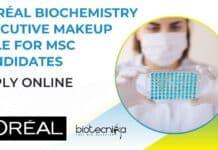 L’Oréal Biochemistry Executive Makeup