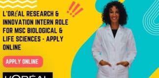 L’Oréal Intern Job Opening
