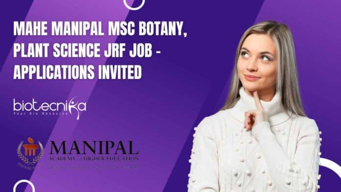 MAHE Manipal MSc Botany