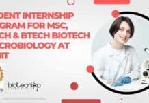 Student Internship Program For MSc, MTech & BTech Biotech & Microbiology at MNNIT MNNIT Student Internship Program