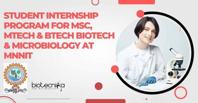 MNNIT Student Internship Program