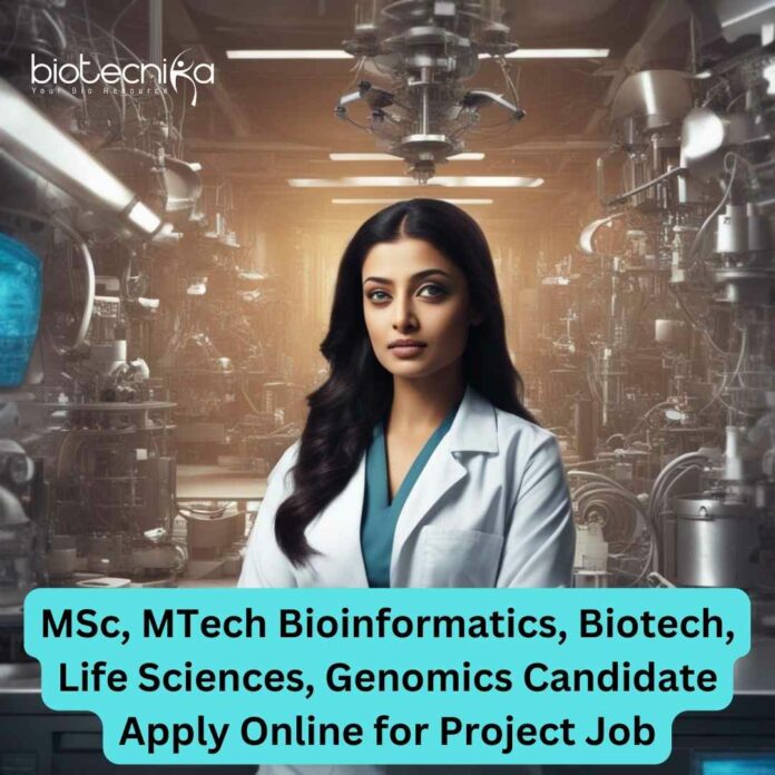 MSc Bioinformatics Project Job