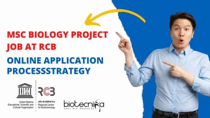 MSc Biology Project Job
