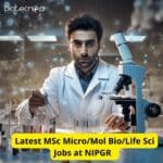 NIPGR MSc Microbiology