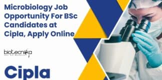 Microbiology Job at Cipla