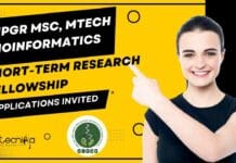 NIPGR MSc, MTech Bioinformatics Short-Term Research Fellowship – Applications Invited NIPGR MSc MTech Bioinformatics