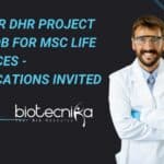 PGIMER DHR Project SRF Job For MSc Life Sciences - Applications Invited