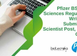 Pfizer Regulatory Writing Scientist