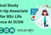 Clinical Study Start-Up Associate Job For BSc Life Science At ICON Clinical Study Start-Up Associate