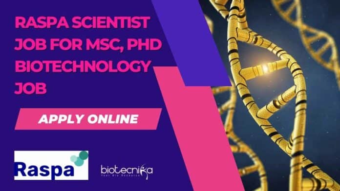 Raspa Scientist Job