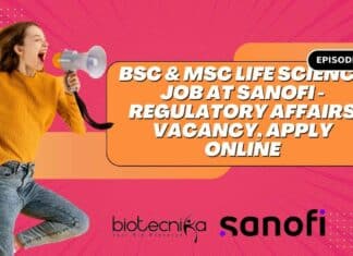 Sanofi Regulatory Affairs Job