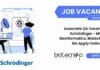 Associate QA Vacancy at Schrödinger – MSc Bioinformatics, Biotech, Comp Bio Apply Online Schrödinger Associate QA Scientist