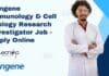 Syngene Immunology & Cell Biology Research Investigator Job – Apply Online Syngene Immunology & Cell