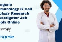 Syngene Immunology & Cell Biology Research Investigator Job – Apply Online Syngene Immunology & Cell
