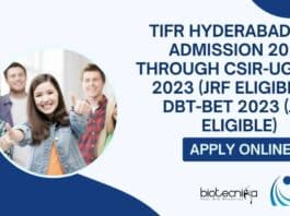 TIFR Hyderabad PhD Admission