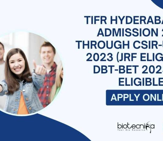 TIFR Hyderabad PhD Admission