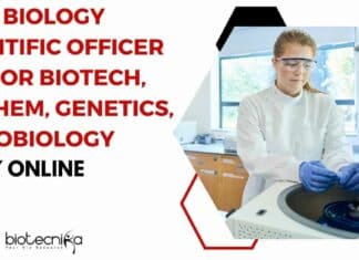 UPSC Biology Scientific Officer