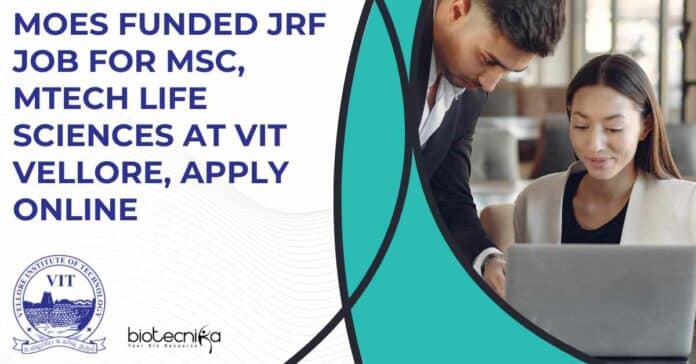 VIT Vellore JRF 2023