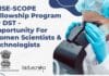 WISE-SCOPE Fellowship Program By DST – Opportunity For Women Scientists & Technologists WISE-SCOPE Fellowship Program