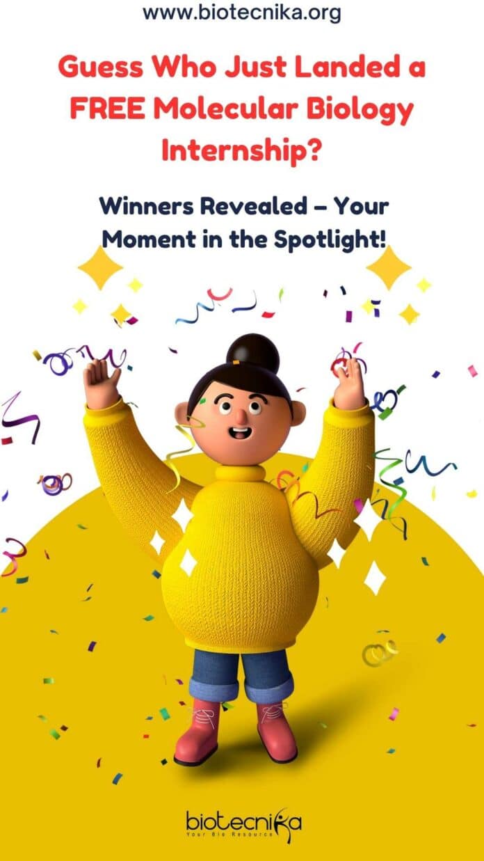 Biotecnika Referral Contest Winners - FREE Hands-on Training Winner