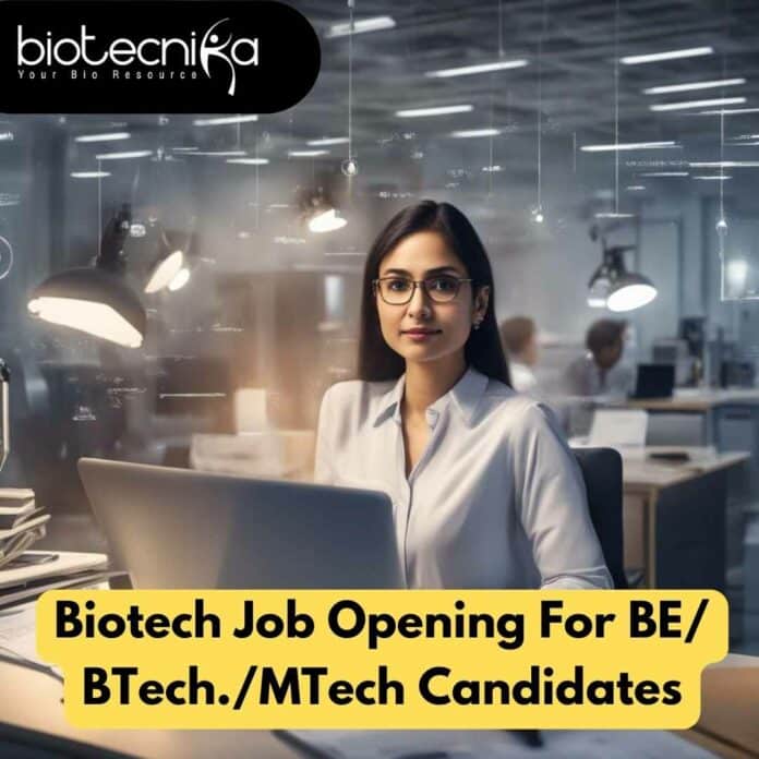 Biotech Engineering Job Opening