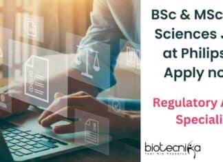 Philips Regulatory Affairs Specialist