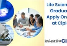 Life Sciences Graduate Apply Online at Cipla For Team Member – LCM Post Cipla Life Sciences
