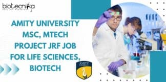 Amity University MSc MTech