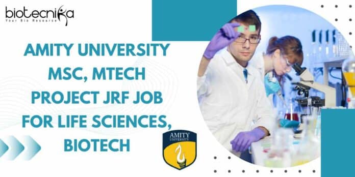 Amity University MSc MTech