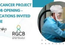 RGCB Cancer Project JRF