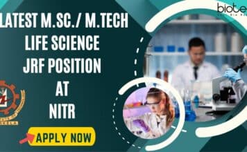 JRF position at NITR