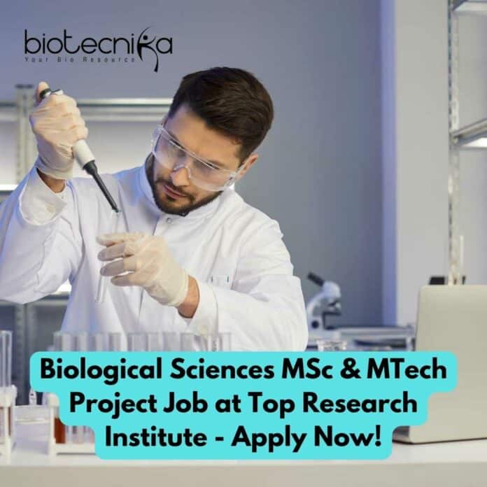 JNCASR Biological Sciences Project