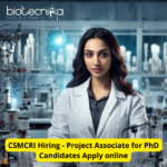 CSMCRI Hiring For Project Associate Opportunity – PhD Candidates Apply Online Project Associate at CSMCRI