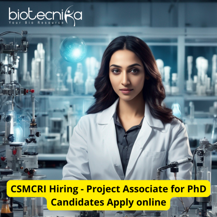 Project Associate at CSMCRI