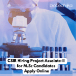 CFTRI Project Jobs Recruitment – MSc, MTech Biotech, Food Tech & Biochem Apply Online Project Associate-II