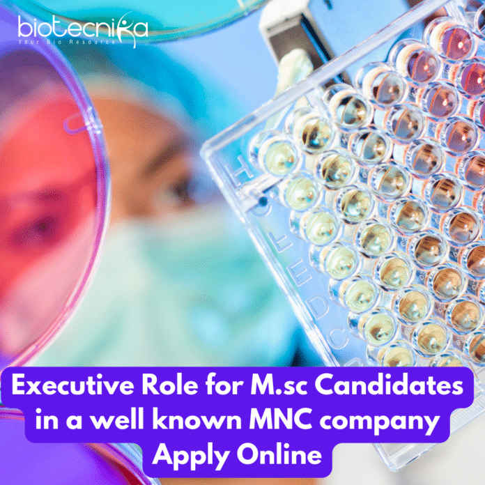 Syngene MSc Microbiology/ Biotechnology Executive Role - Apply Online